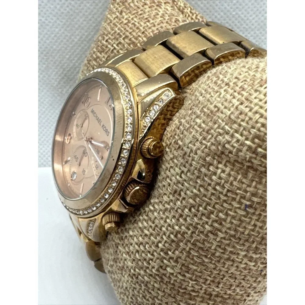 Michael Kors Blair MK5263 Women's Rose Gold-Tone Analog Dial Quartz Watch JNA782